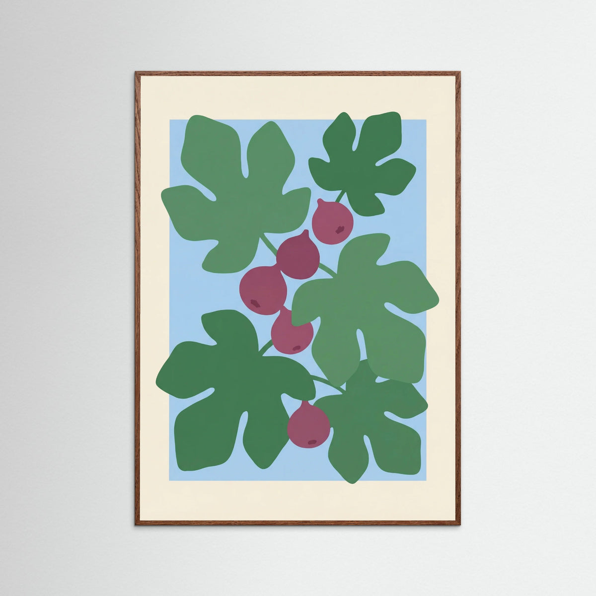 Oak Dark Bold Poppies