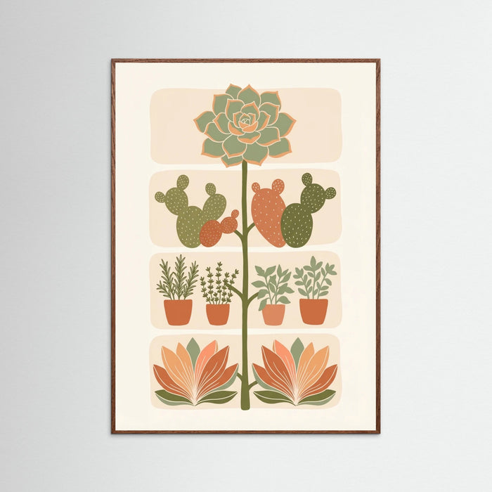 Oak Dark Botanical Blocks