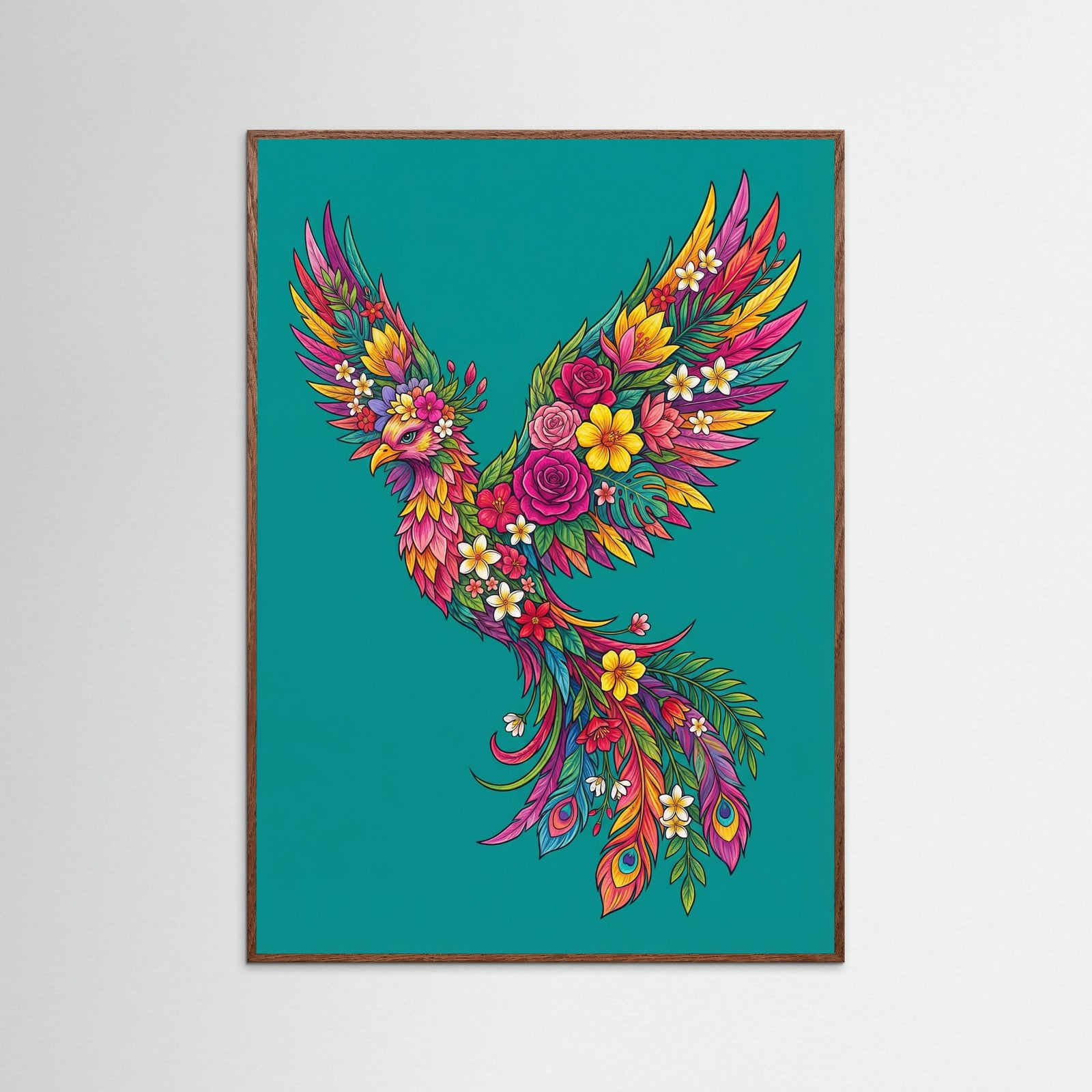 Oak Dark Botanical Bloom Portrait