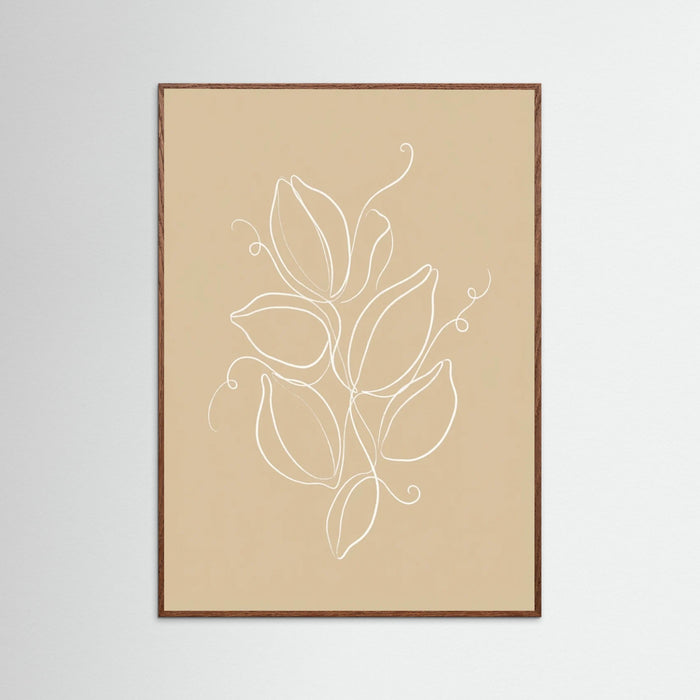 Oak Dark Botanical Simplicity