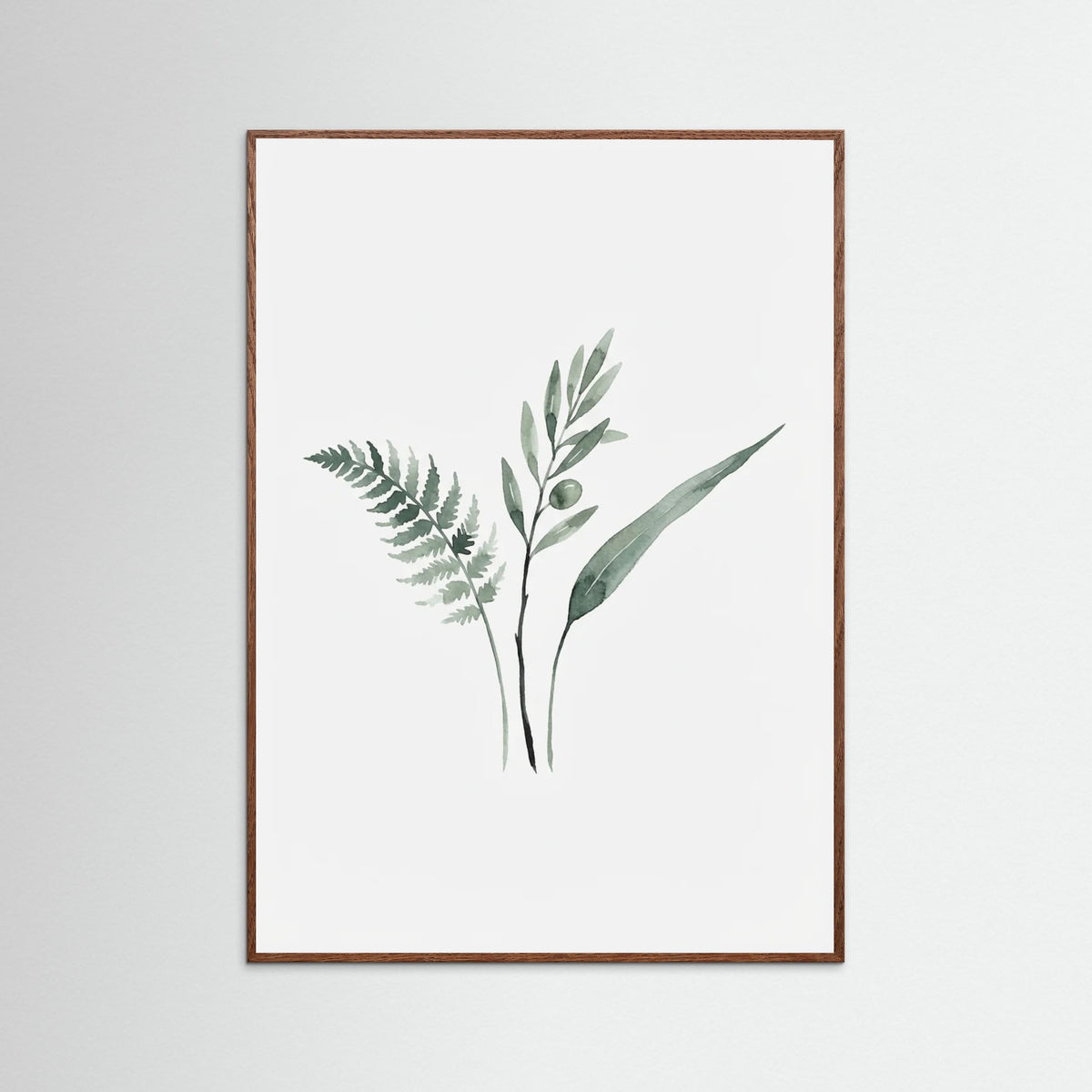 Oak Dark Botanical Simplicity