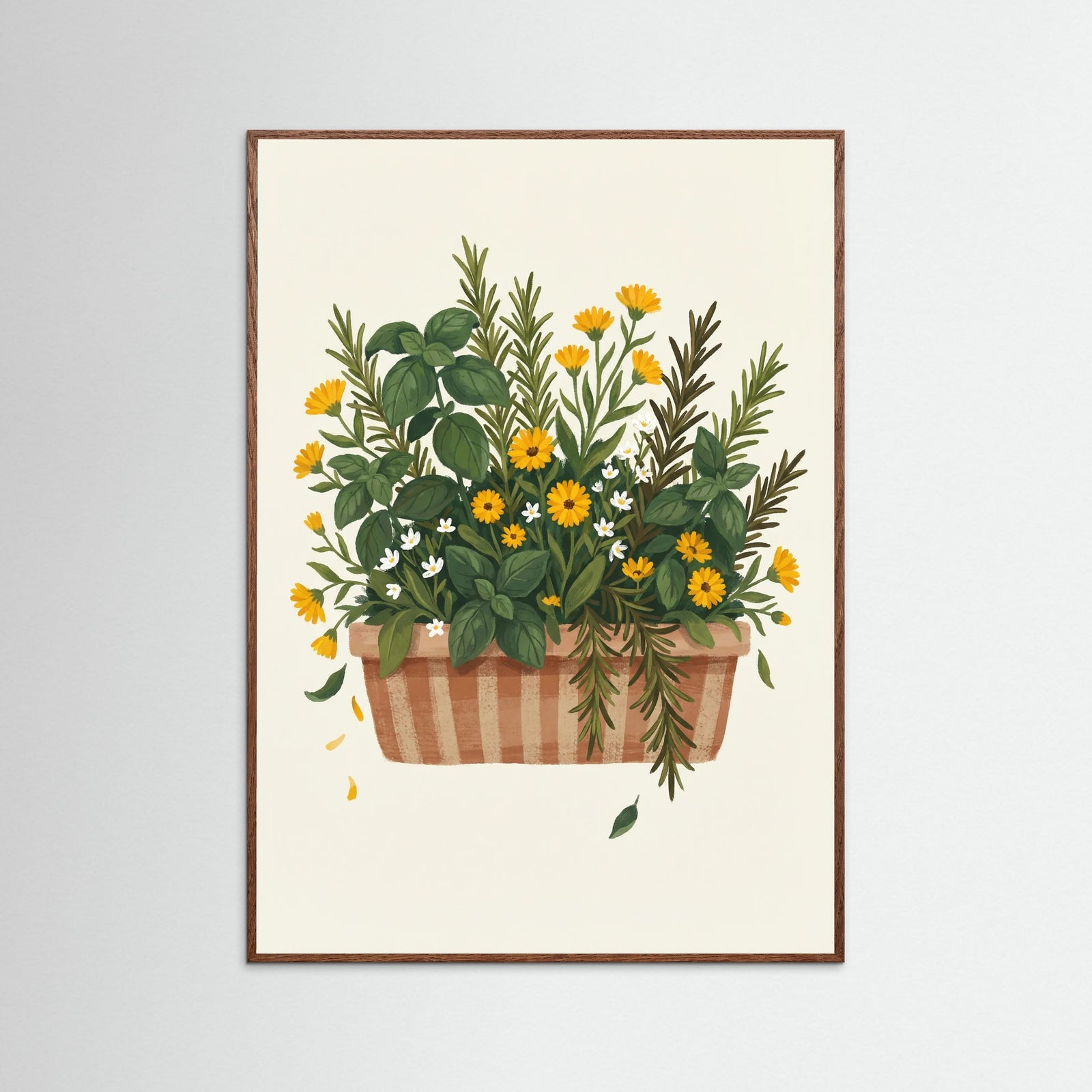 Oak Dark Botanical Still Life