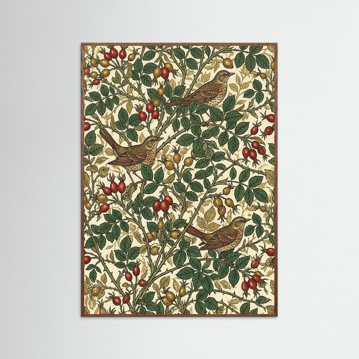 Oak Dark Botanical Tapestry