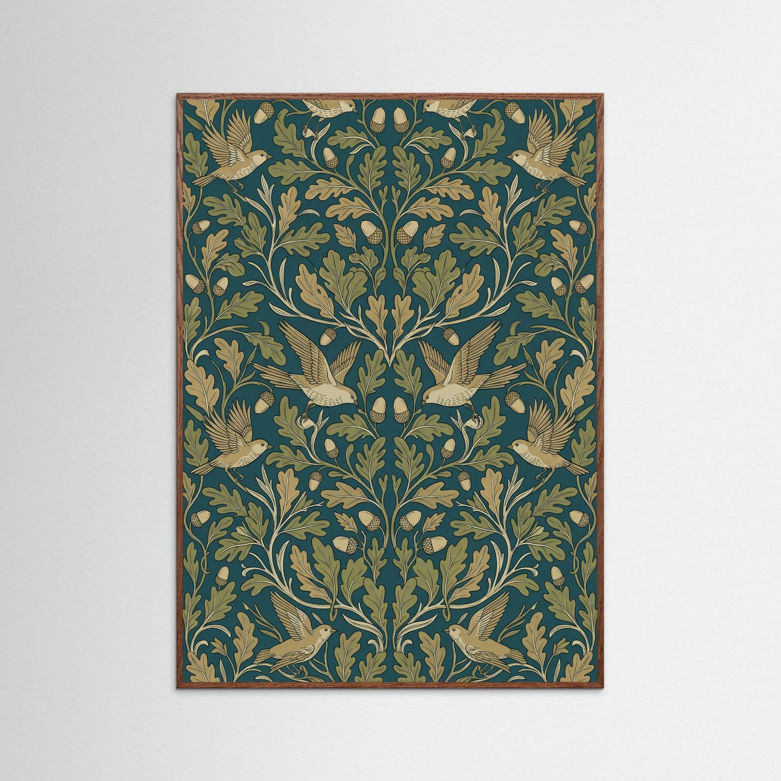 Oak Dark Botanical Tapestry