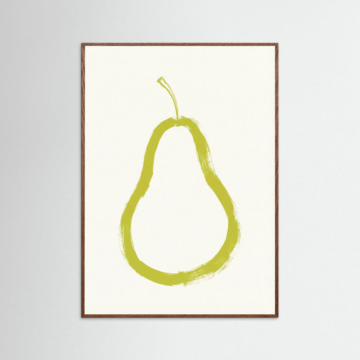 Oak Dark Brushstroke Apple Slice