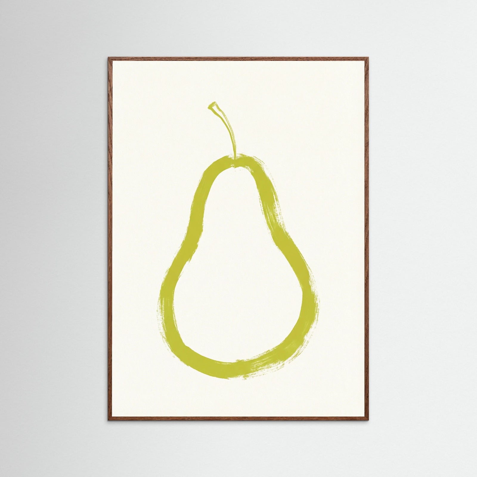 Oak Dark Brushstroke Apple Slice