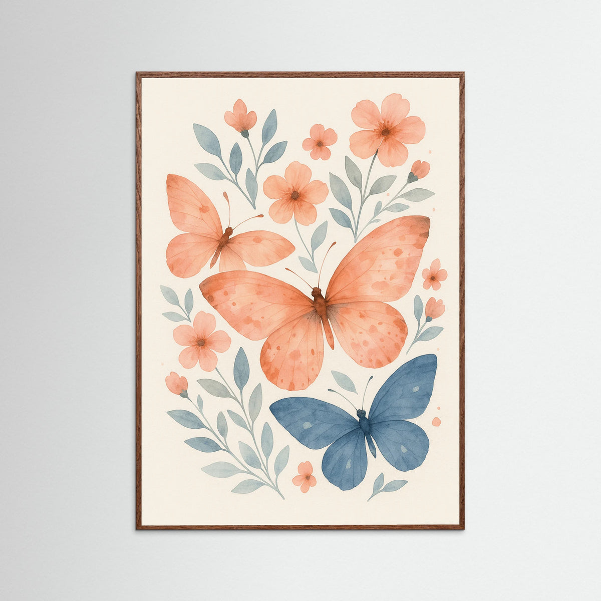 Oak Dark Butterfly Blossoms