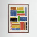 COLOR LINO CUT COMPOSITION Poster – plakat og kunsttryk