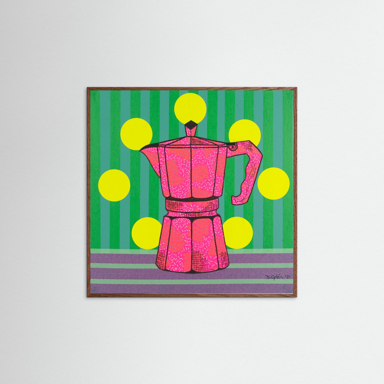 Oak Dark Cafe Ole Poster