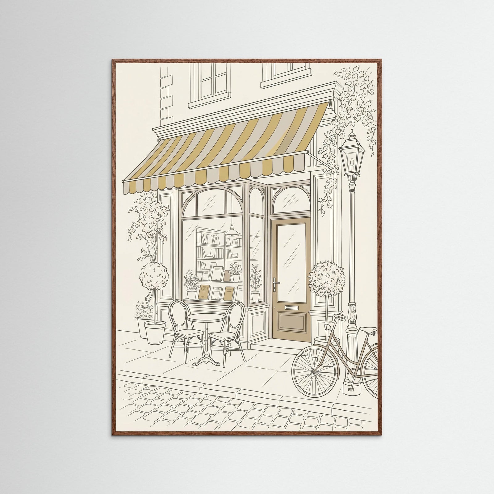 Oak Dark Cafe Serenity Sketch