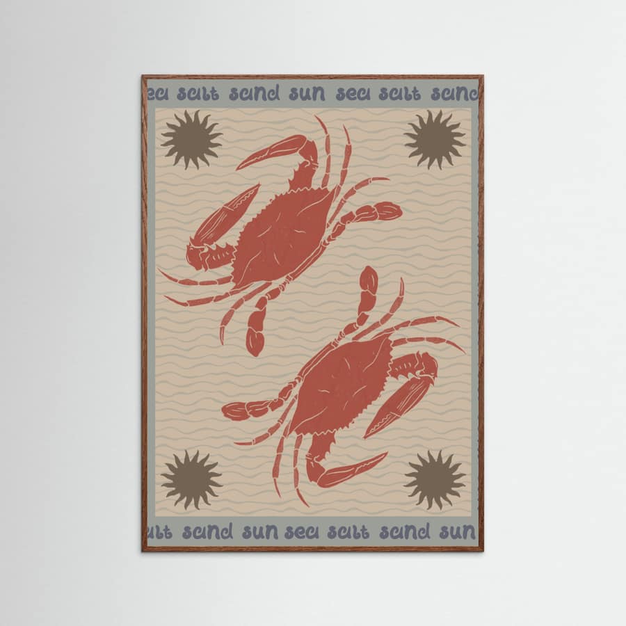 Carbs marine life Poster – poster and art print