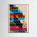 Oak Dark Cascading Petals Poster