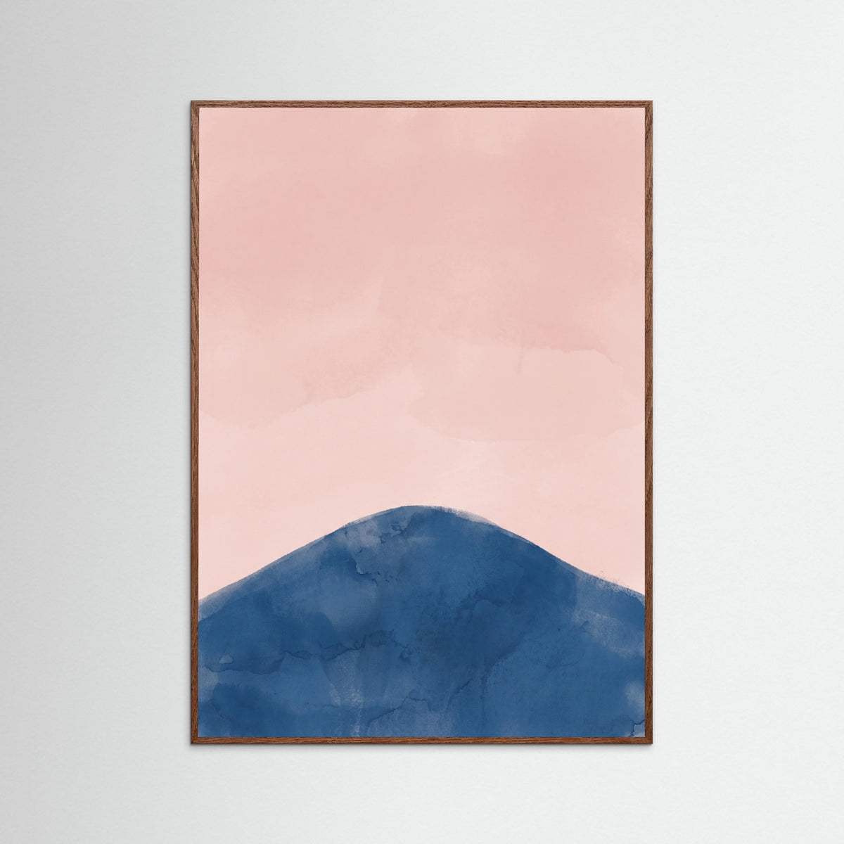 Oak Dark Cerulean Vessel