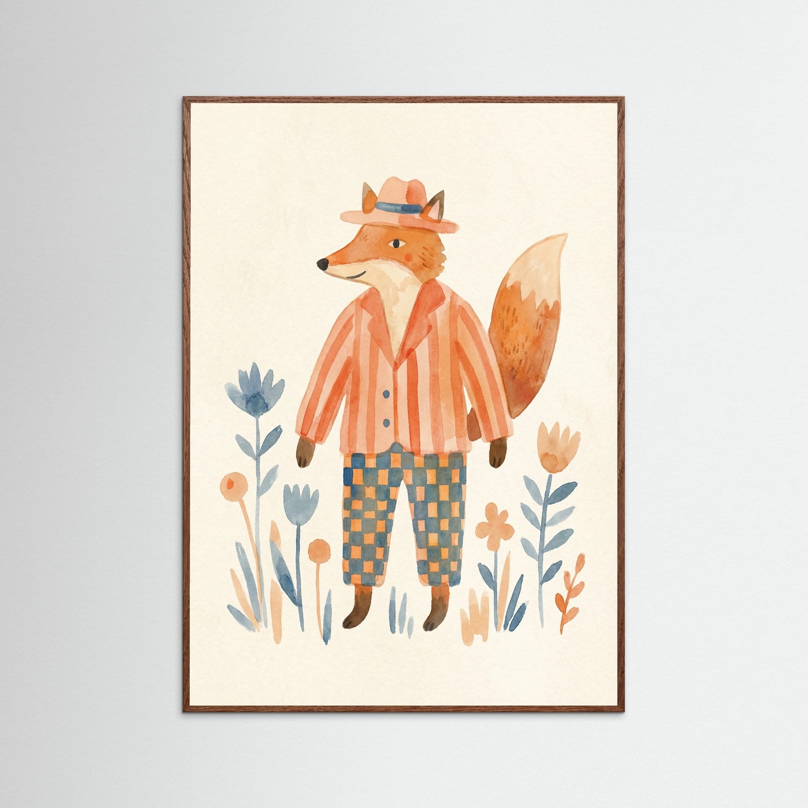 Oak Dark Checkered Figure