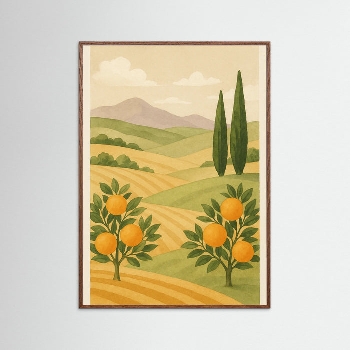 Oak Dark Citrus Dreamscape
