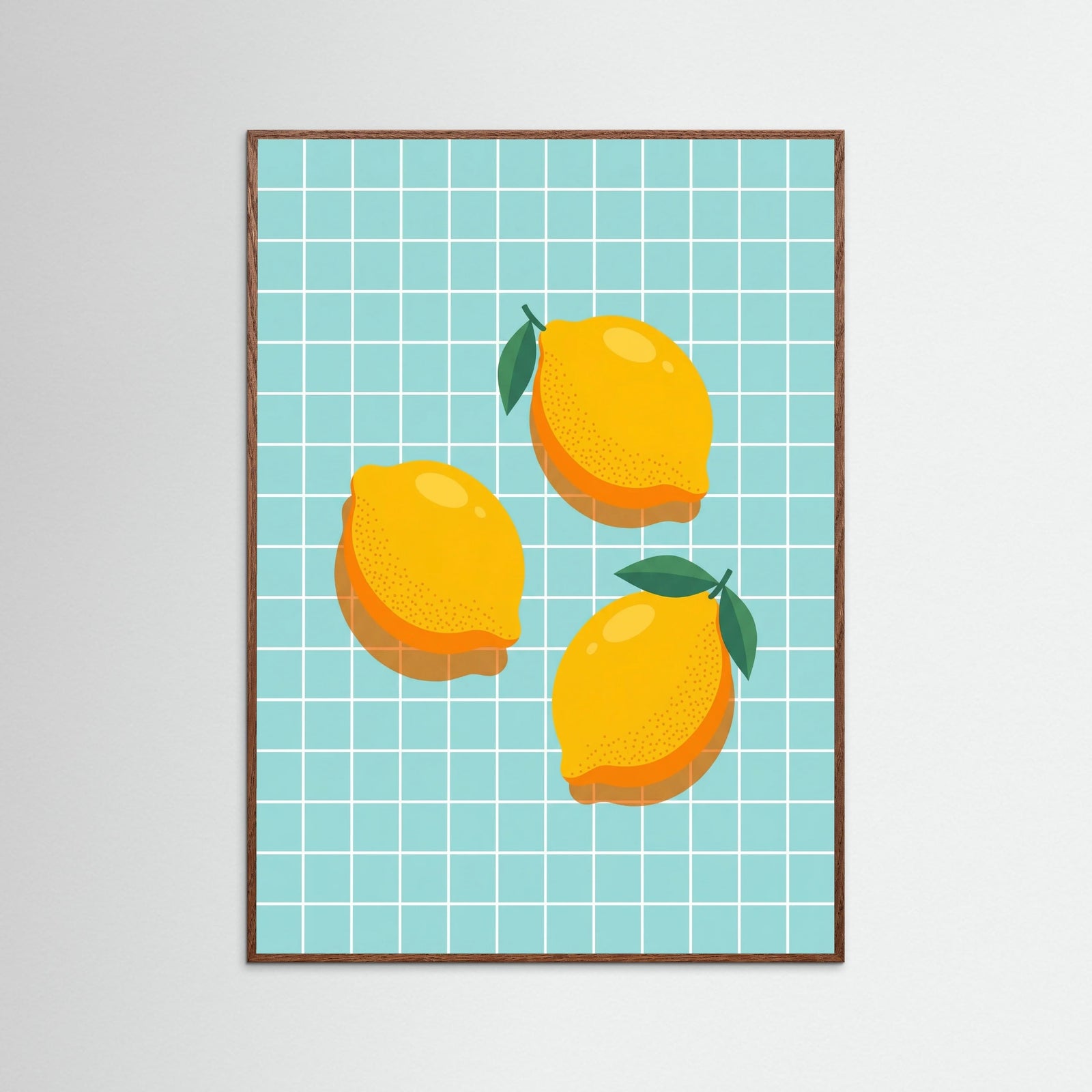 Oak Dark Citrus Grid