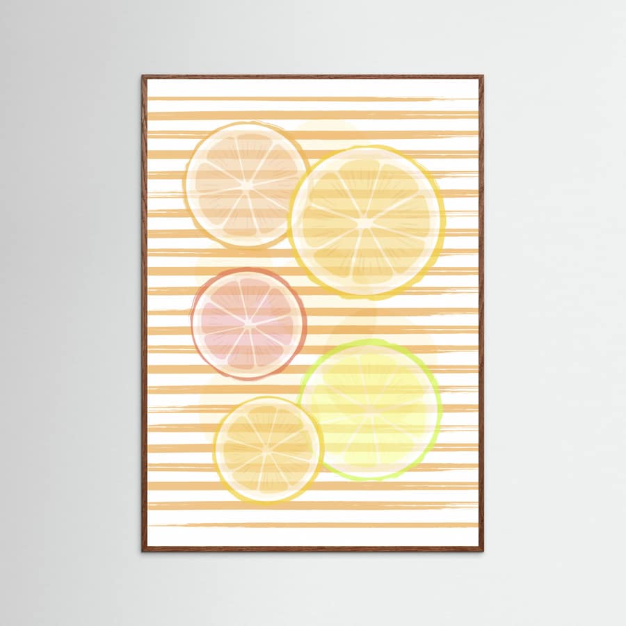 Citrus Poster – poster and art print