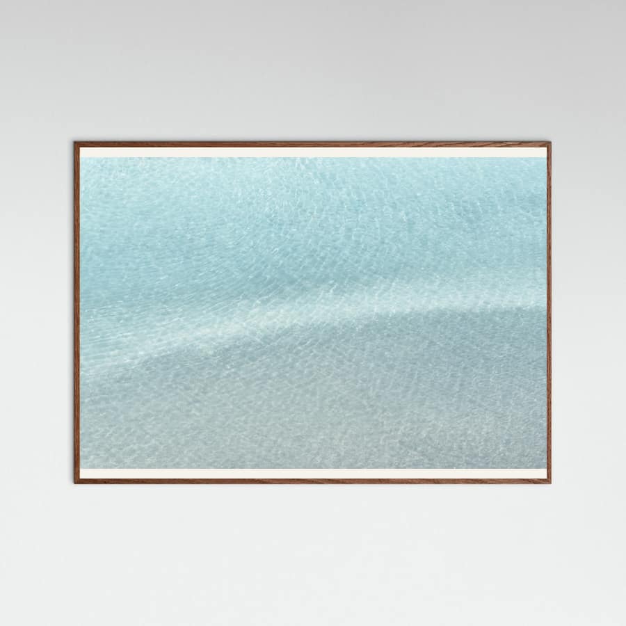 Clear sea water Poster – poster and art print
