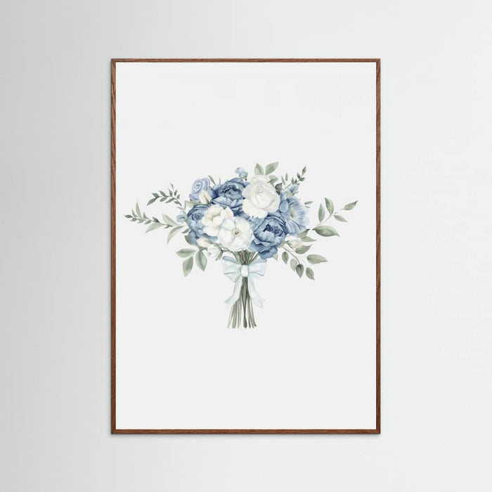 Coastal Bouquet With Bow Poster – poster and art print