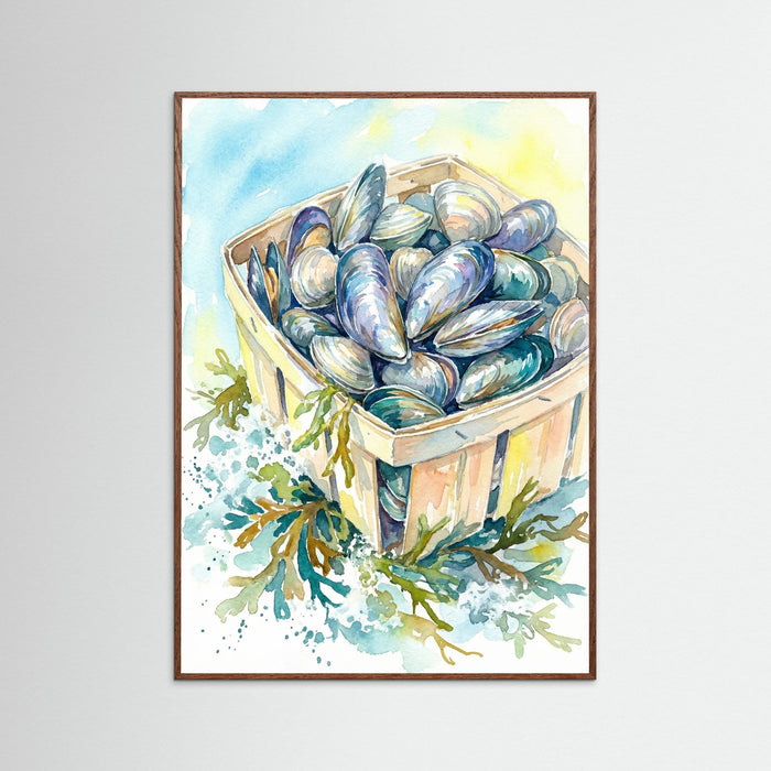 Oak Dark Coastal Catch Still Life