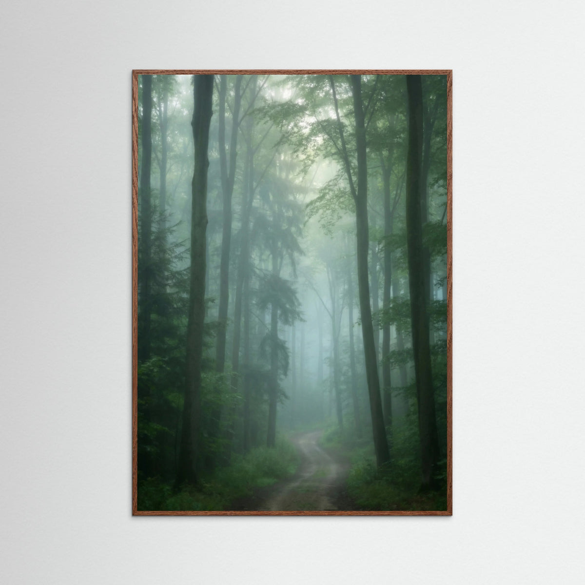 Oak Dark Coastal Green Embrace