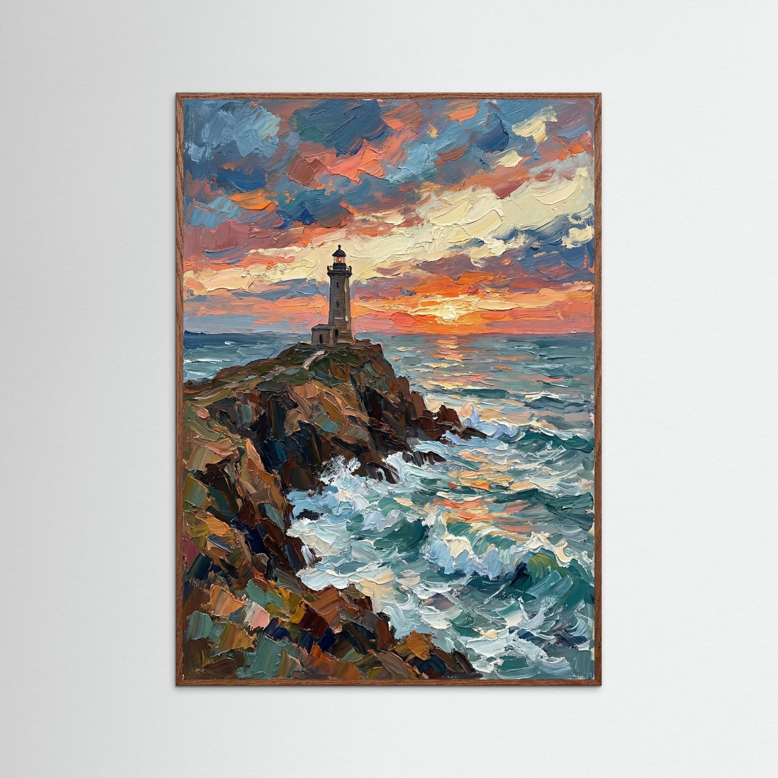 Oak Dark Coastal Impression