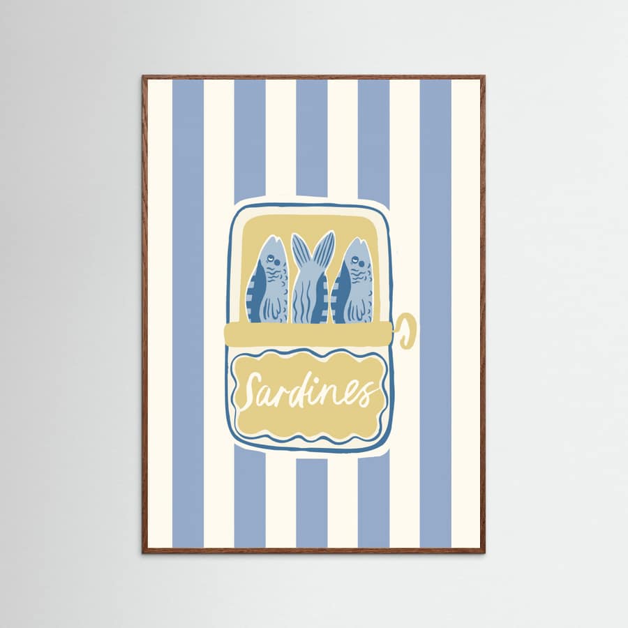 Coastal Sardines Poster – plakat og kunsttryk