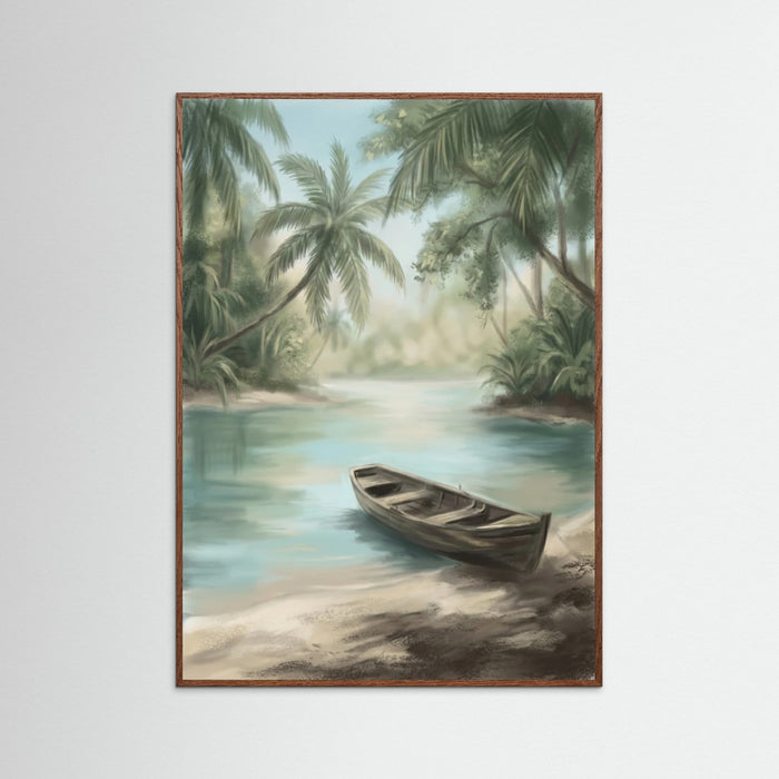 Oak Dark Coastal Serenity