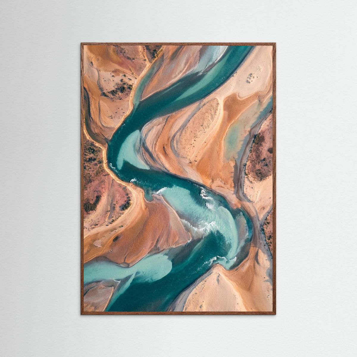 Oak Dark Coastal Serenity