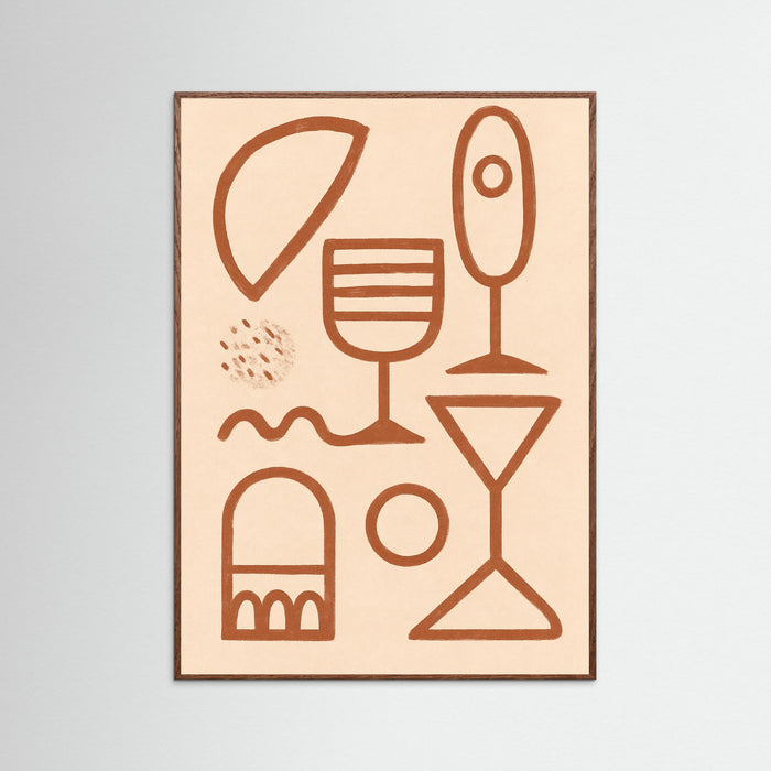 Oak Dark Cocktail Hands