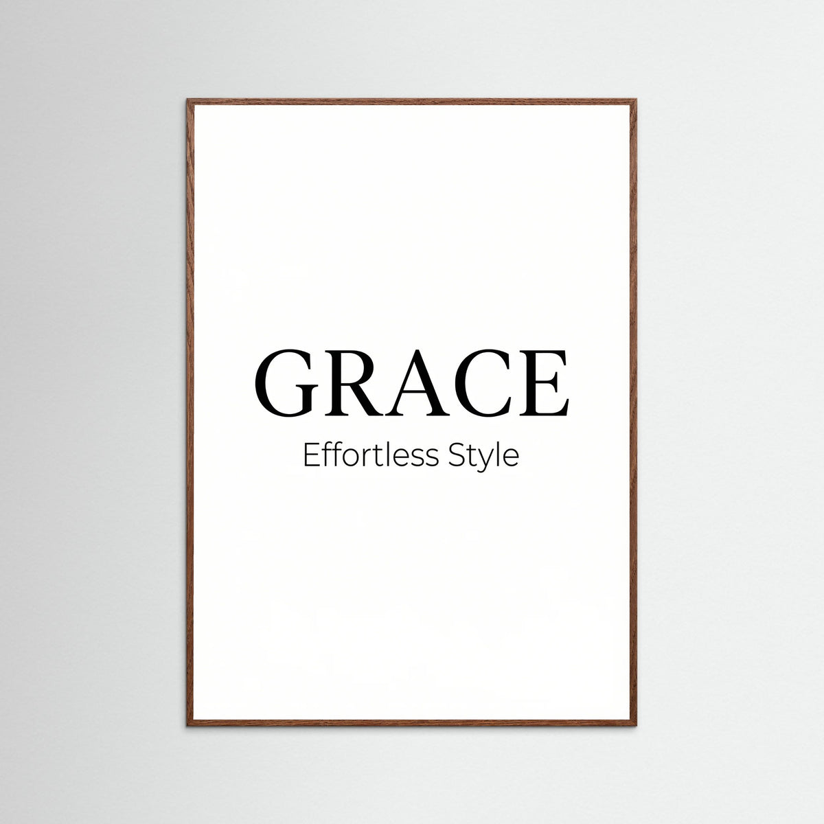 Oak Dark Coco Chic Typography