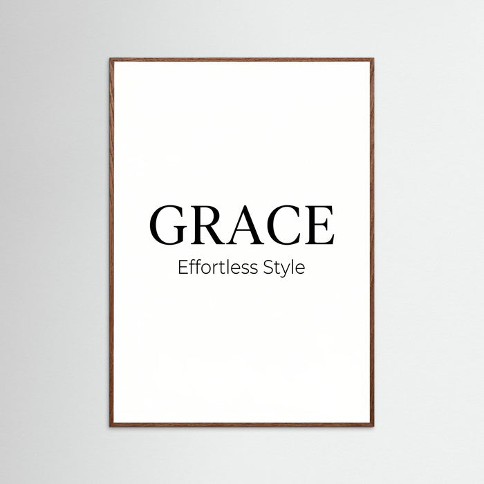 Oak Dark Coco Chic Typography