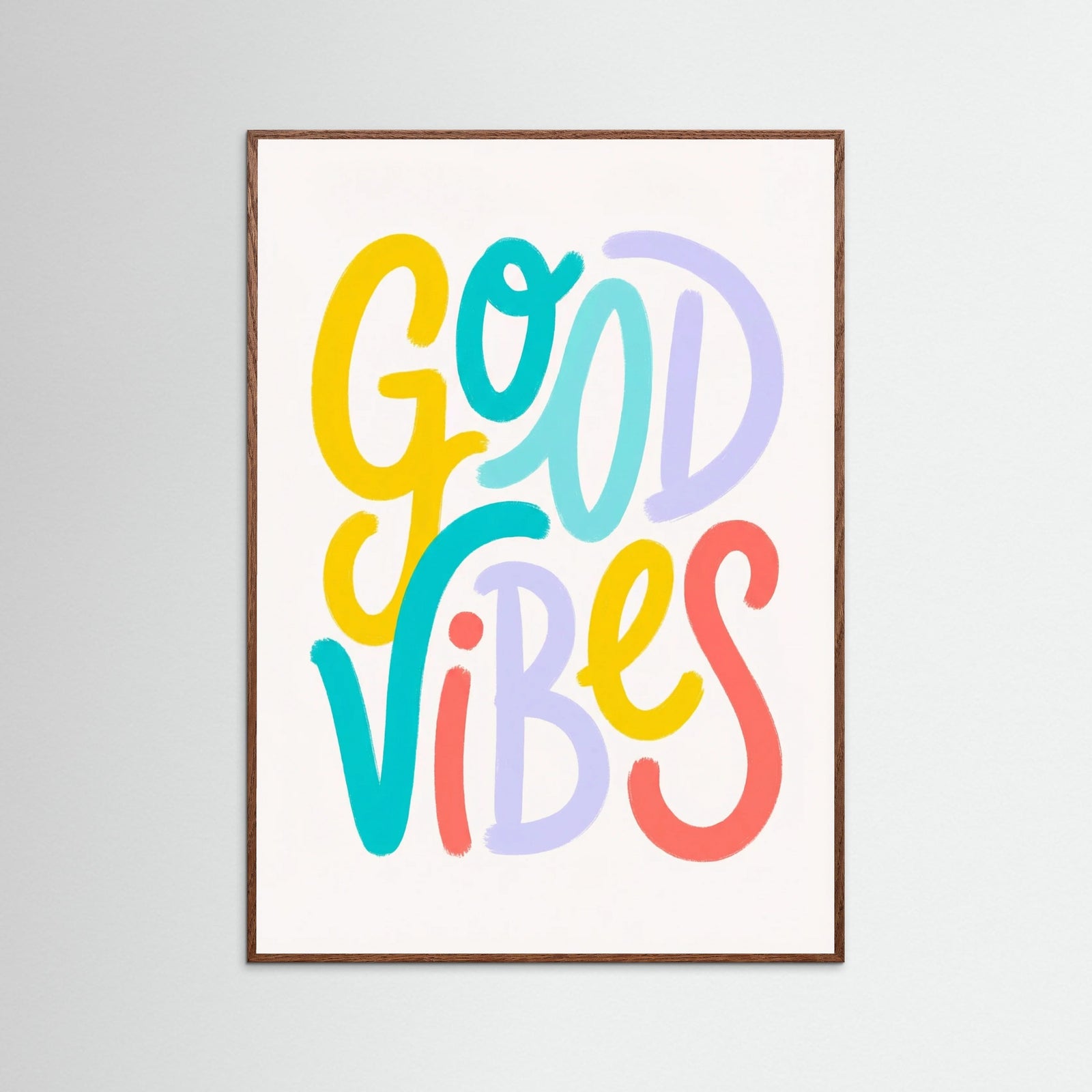 Oak Dark Colorful Greeting