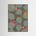 Oak Dark Colourful Flower Poster