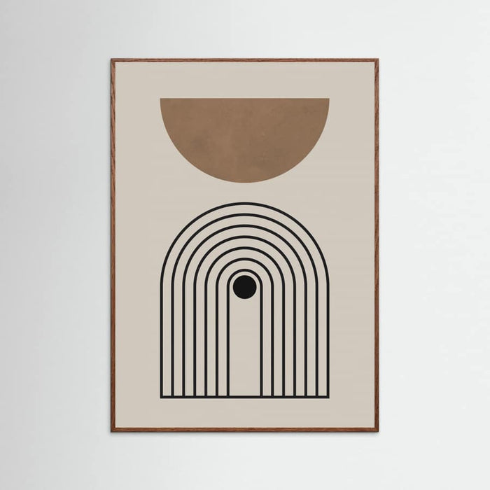 Composition lines and circles 5 Poster – plakat og kunsttryk