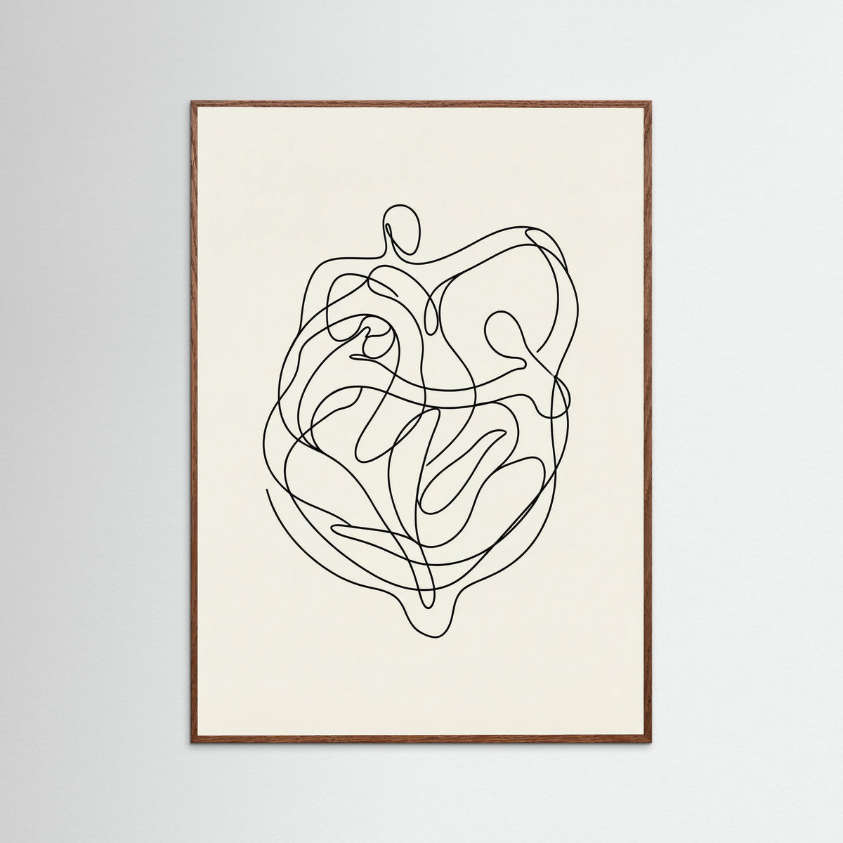 Oak Dark Connected Faces