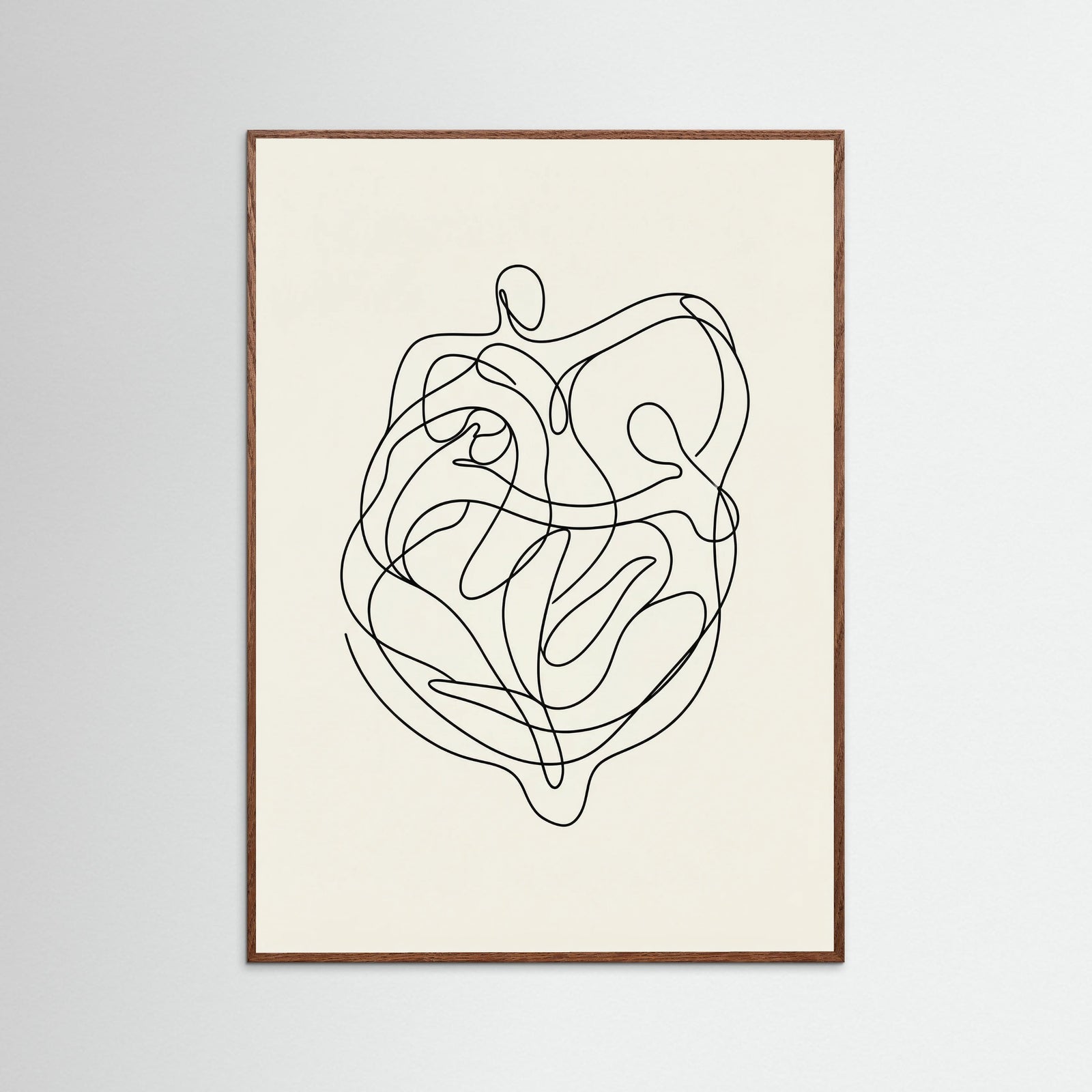 Oak Dark Connected Faces