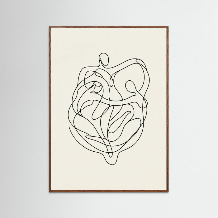Oak Dark Connected Faces