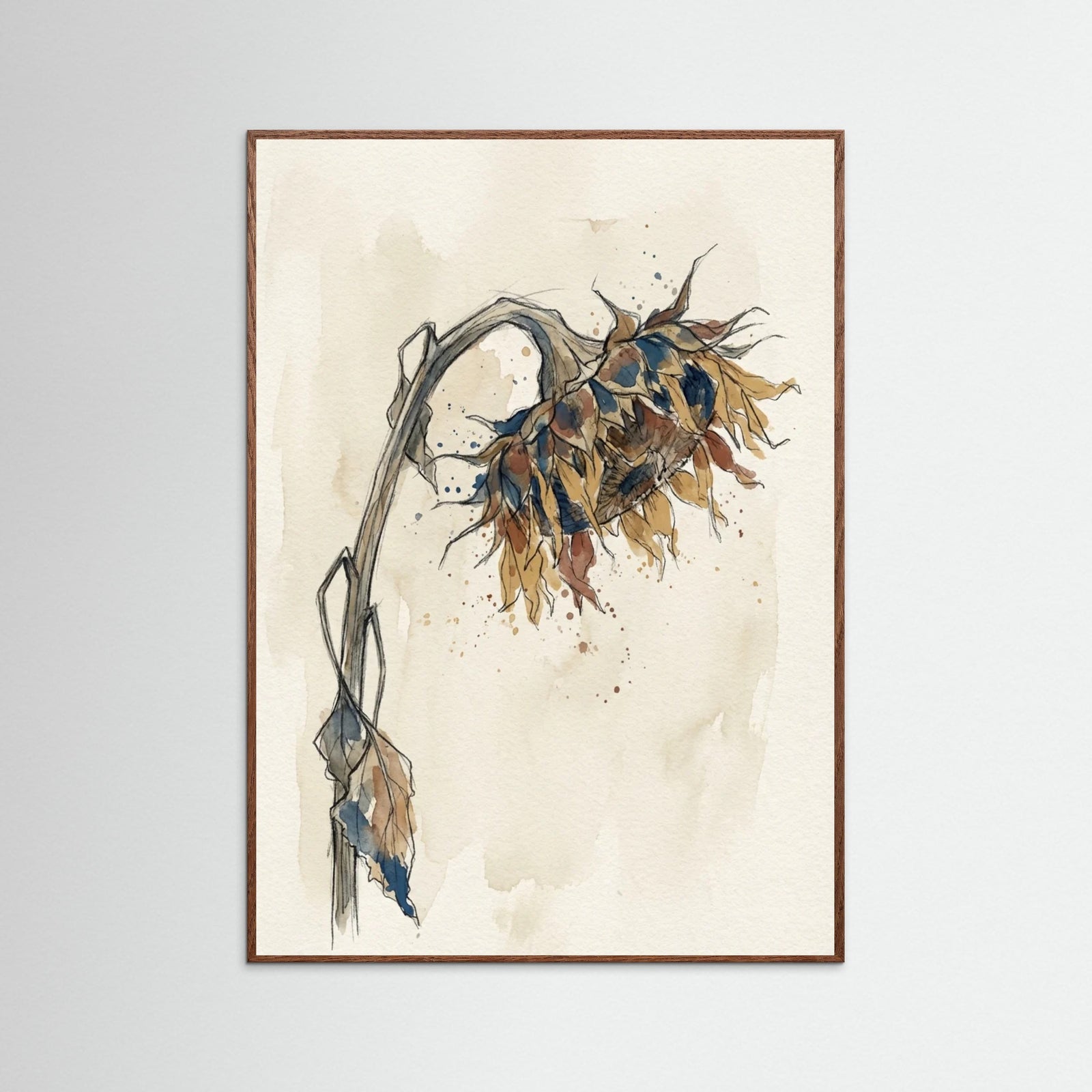Oak Dark Contorted Recline