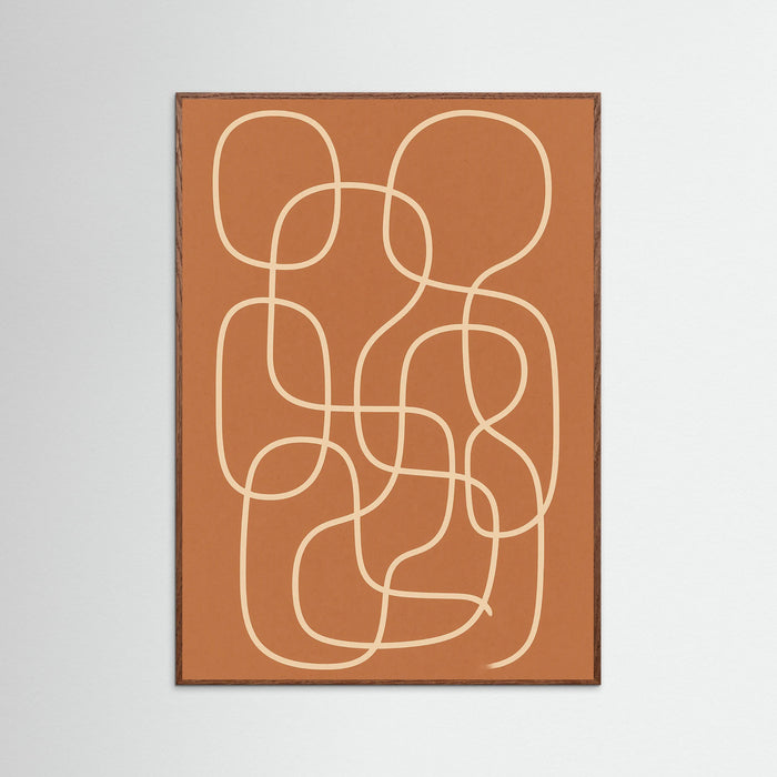 Oak Dark Contour Puzzle