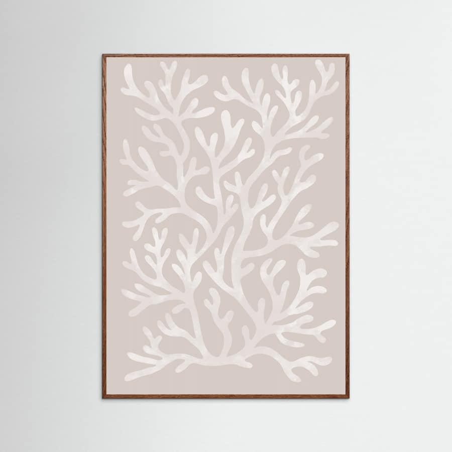 Coral pattern Poster – poster and art print