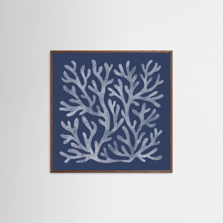 Coral square Poster – poster and art print