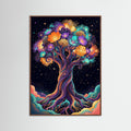 Oak Dark Cosmic Bloomscape