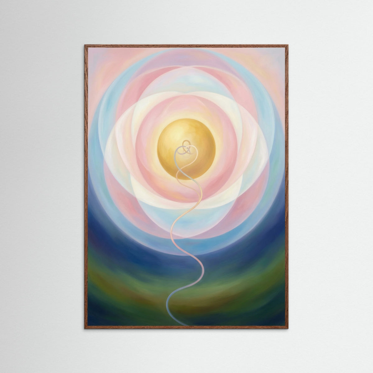 Oak Dark Cosmic Heart Bloom