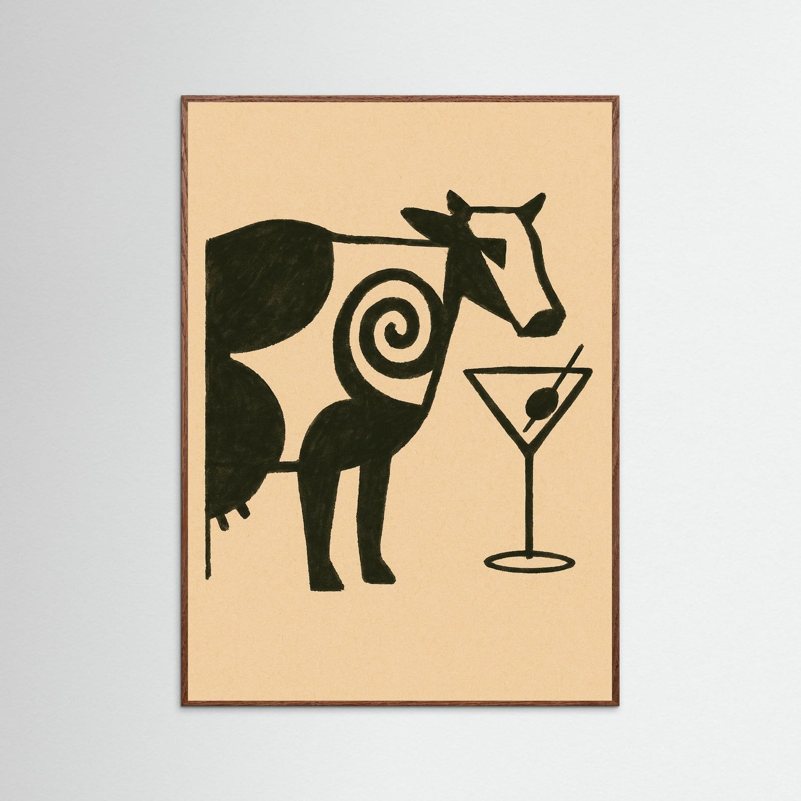 Oak Dark Cow Martini