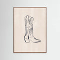 Póster Cowboy Boots By Ivy Green Illustrations – póster e impresión artística