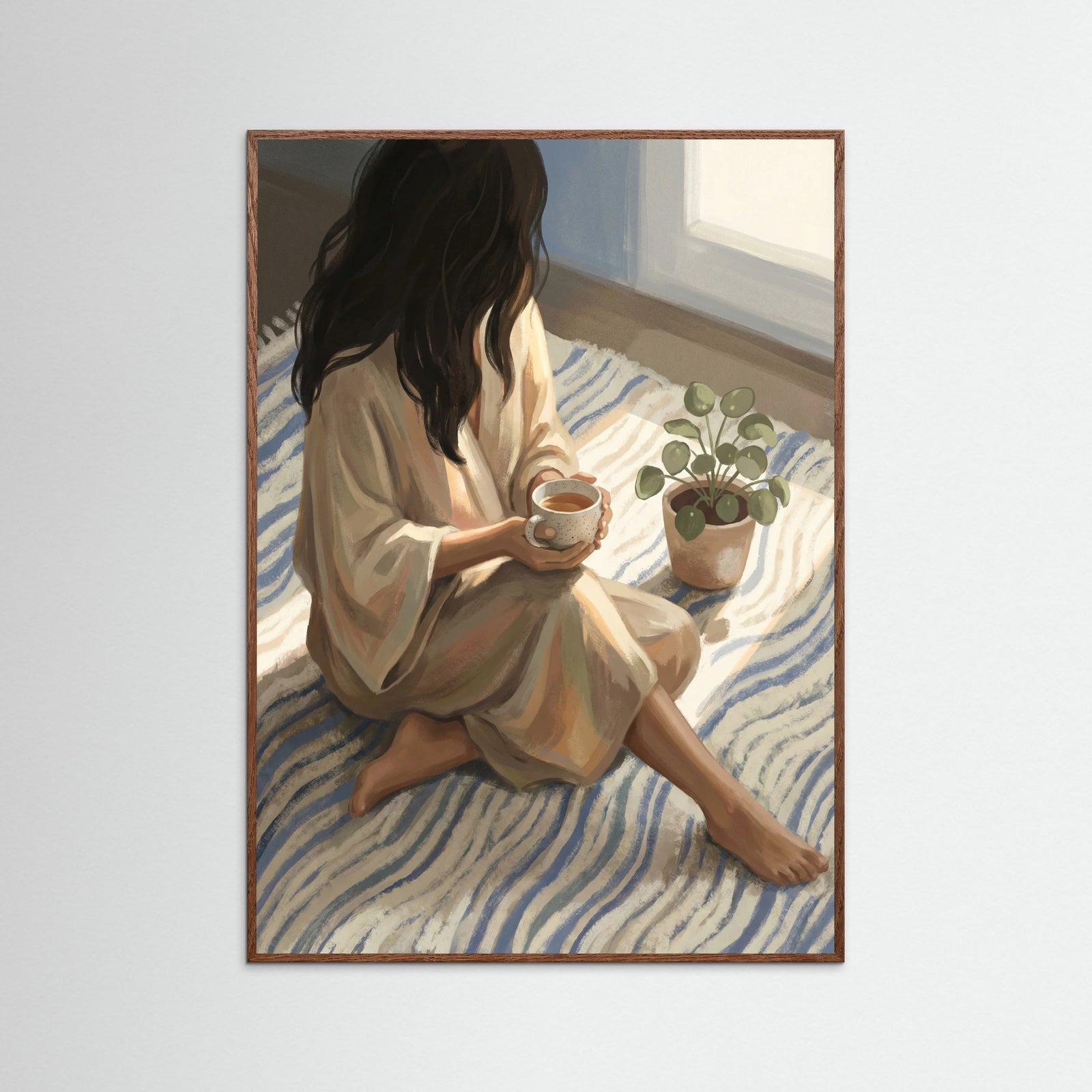 Oak Dark Cozy Morning Read