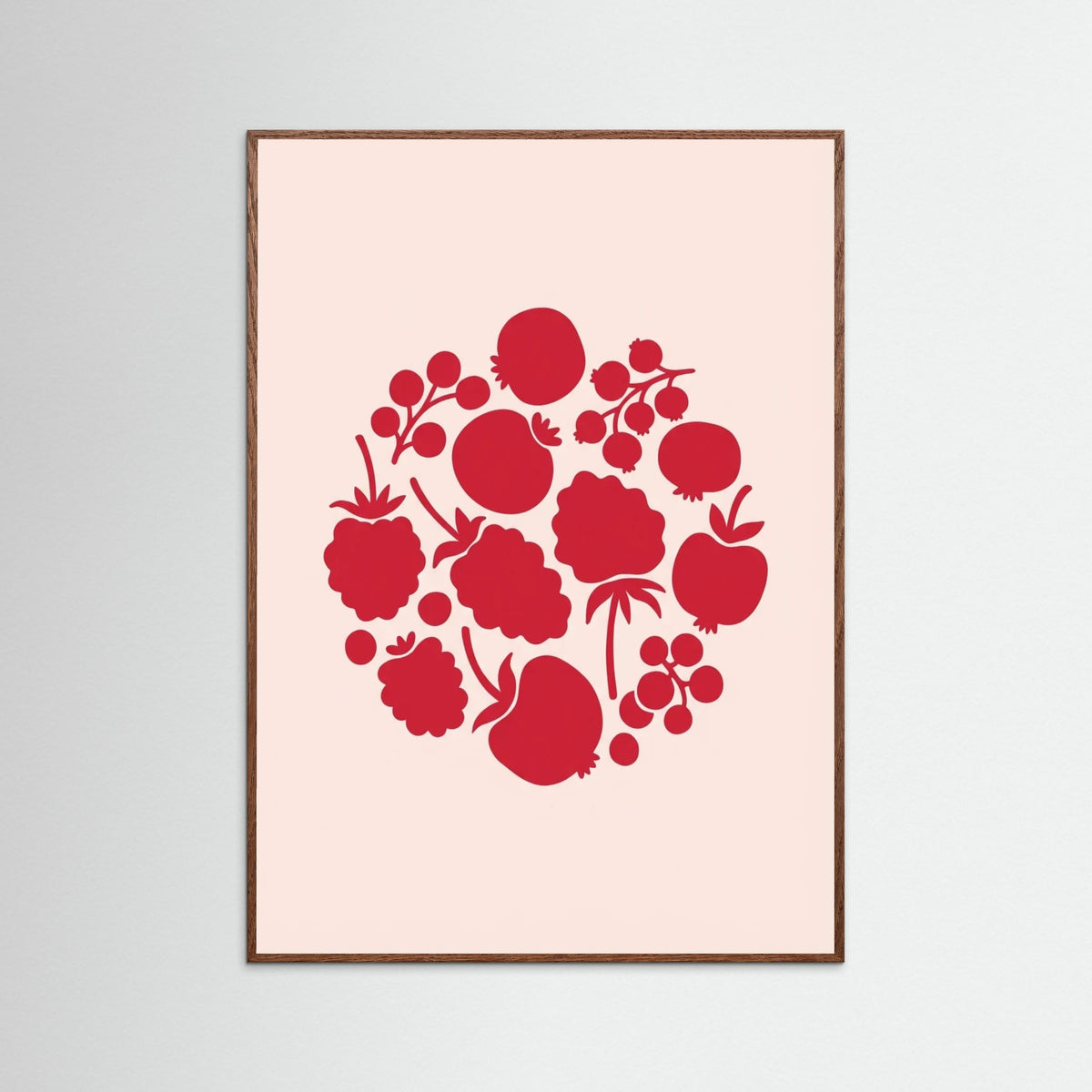 Oak Dark Crimson Flow