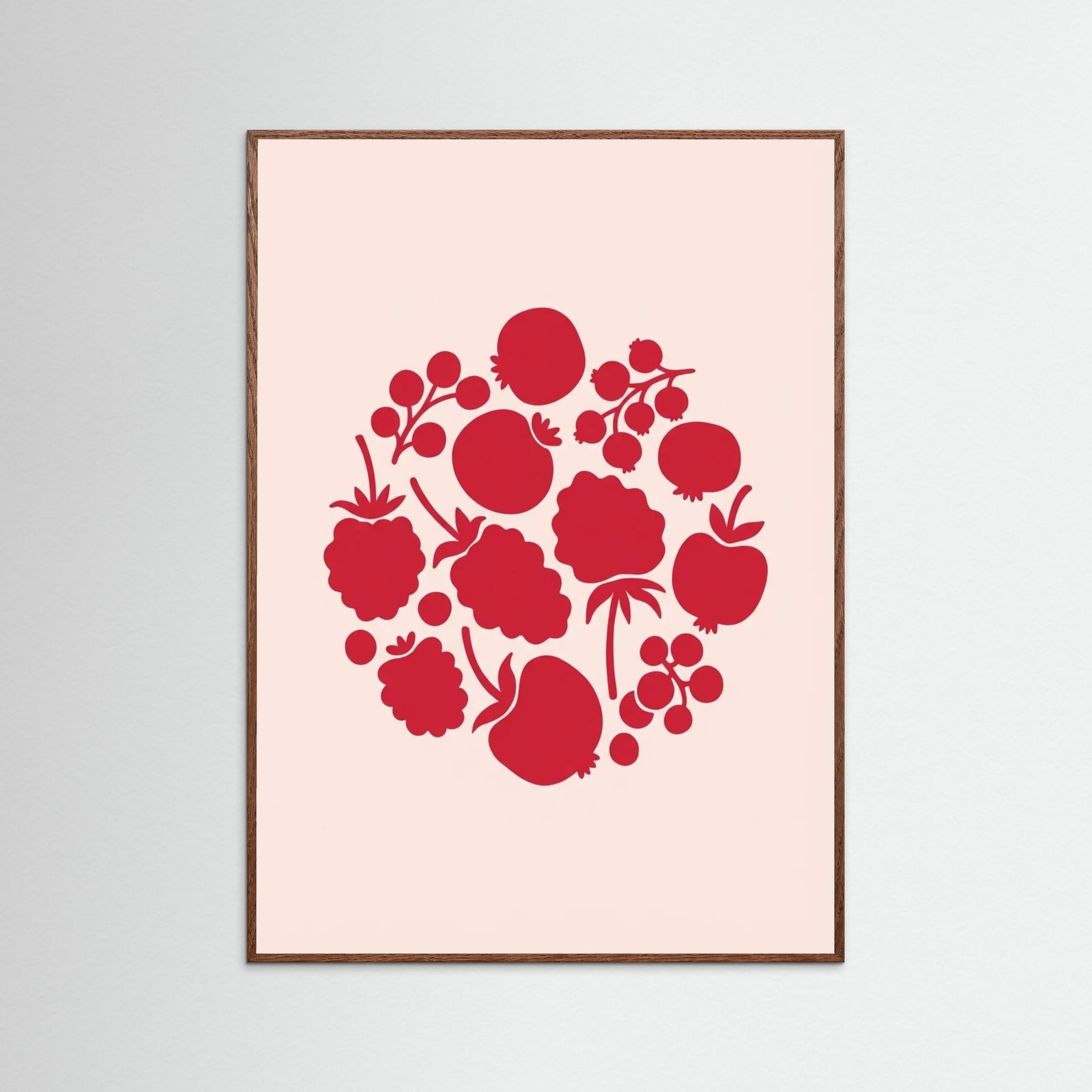 Oak Dark Crimson Flow