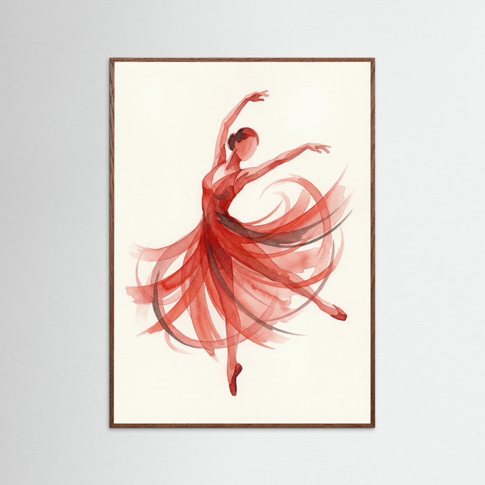 Oak Dark Crimson Flow